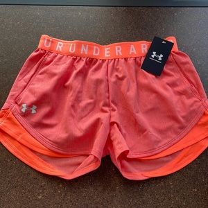 Brand new orange under armour shorts